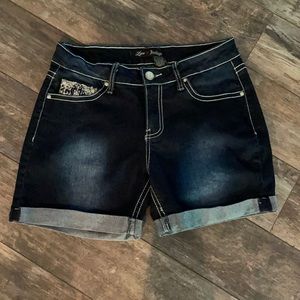 Love Indigo Jean Shorts